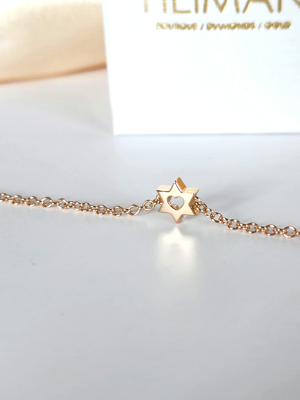 Heart of David Bracelet
