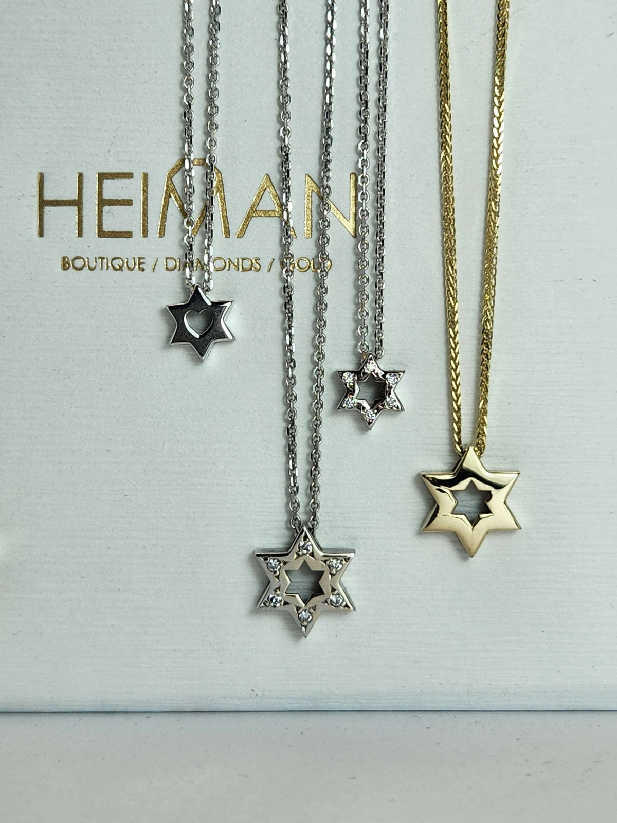 שרשרת שישה ניצוצות - מגן דוד