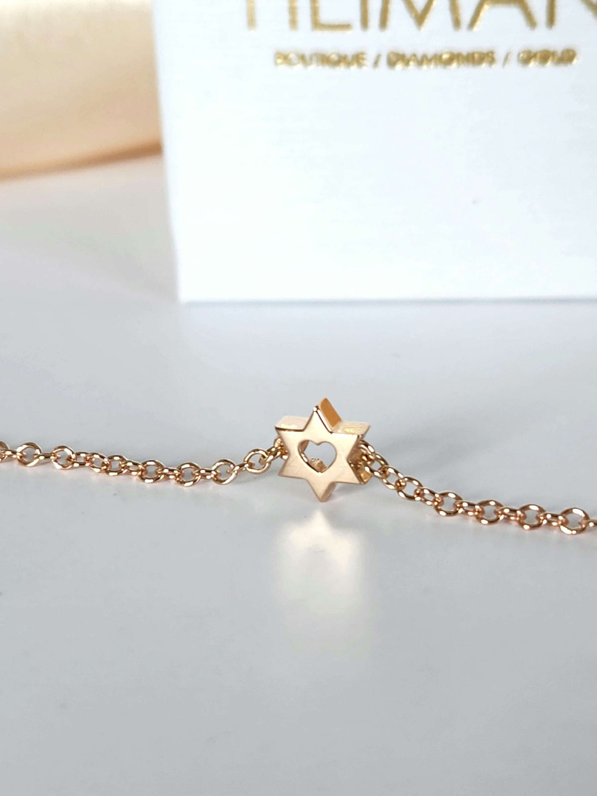 Heart of David Bracelet