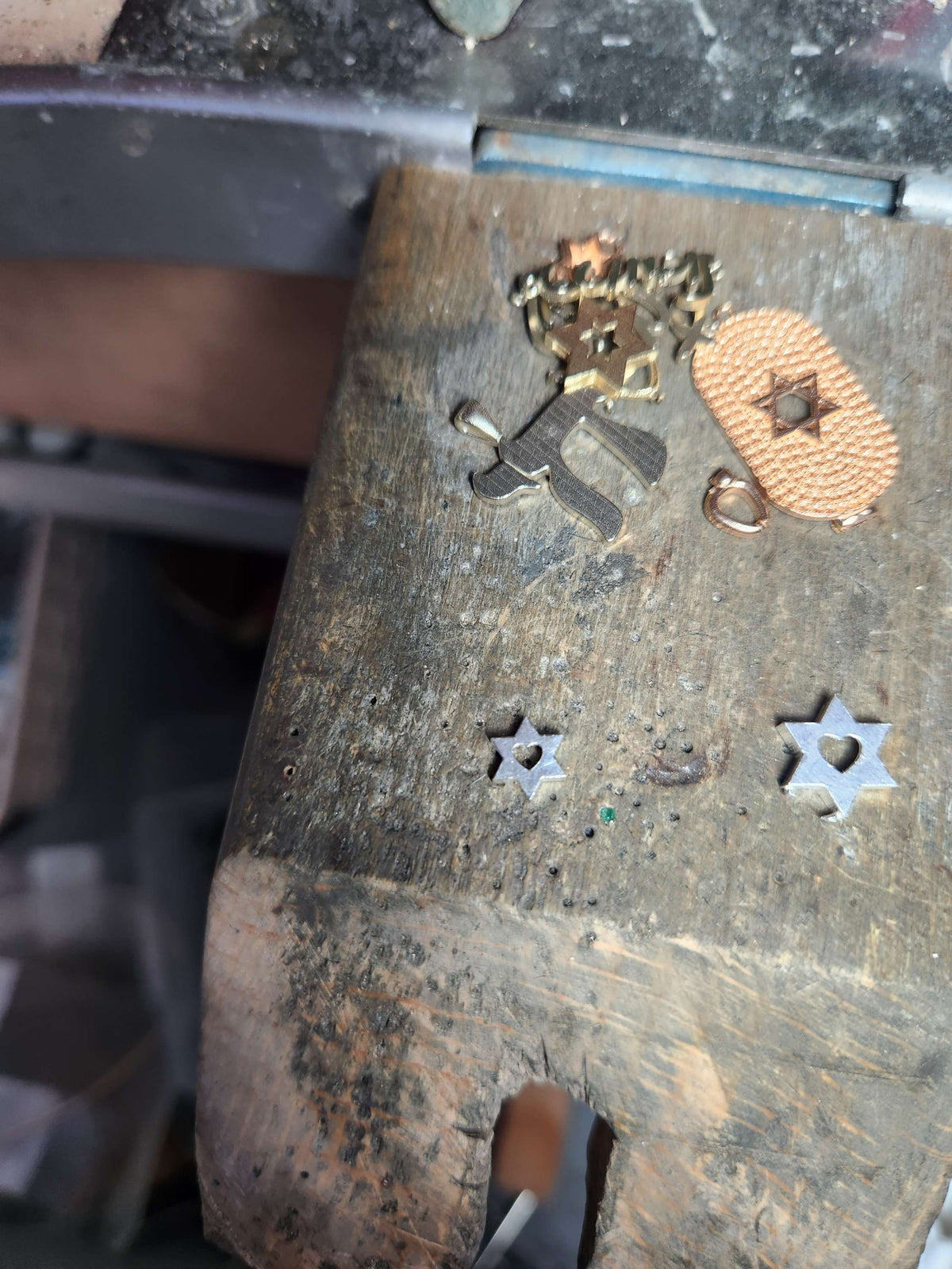 מגן דוד לב כסף 925 10 מ"מ בגודל בינוני