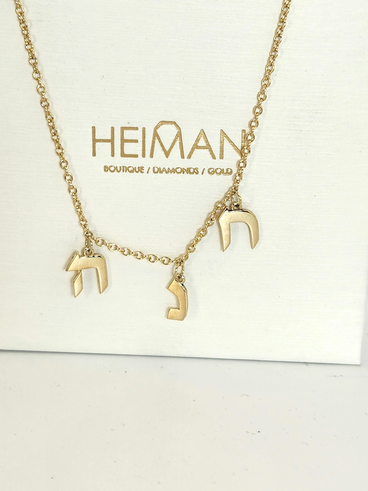 Hana necklace 14k yellow gold
