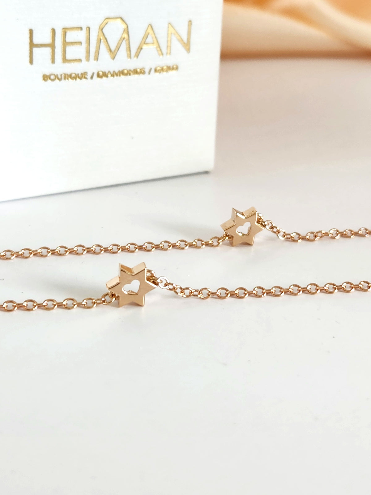 Heart of David Bracelet
